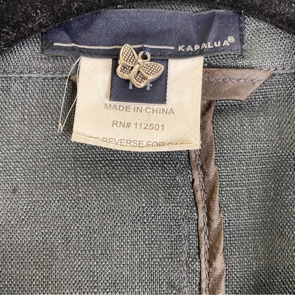 Kapalua 100% linen Soft Blazer Coat Jacket women’s 14 - Picture 4 of 7